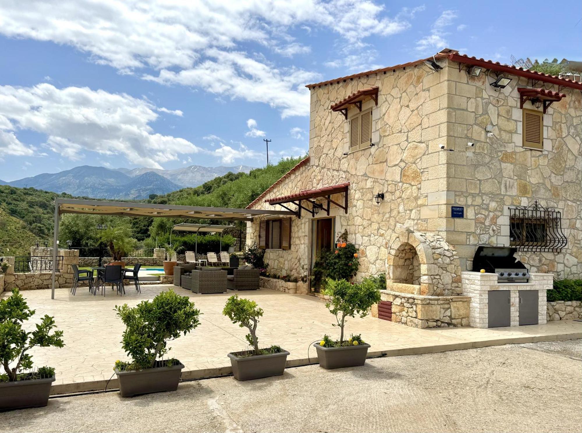 Villa Vangelis Stylos Crete サモナス エクステリア 写真